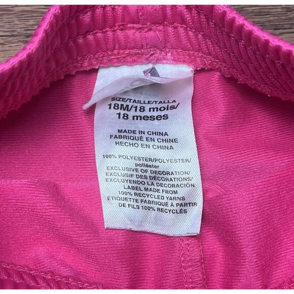 Adidas Track Suit Baby Girl 18 Months Leopard Fuzzy Vest & Vans Shoes Toddler 7 - Picture 13 of 16